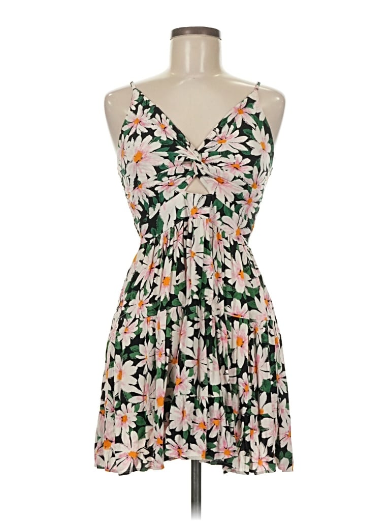 Pre-owned Angie Casual Dress In Green