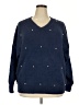 Unbranded Stars Blue Pullover Sweater Size 3X - photo 1