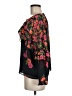 Express 100% Polyester Black 3/4 Sleeve Blouse Size M - photo 5