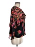 Express 100% Polyester Black 3/4 Sleeve Blouse Size M - photo 4