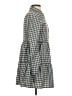 Goodnight Macaroon Checkered-gingham Gray Casual Dress Size XS - photo 4