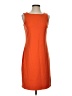 Judy P Solid Orange Casual Dress Size XS - photo 1