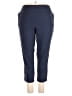 Roz & Ali Solid Blue Casual Pants Size 24 waist - photo 1