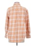 Aerie Plaid Orange Long Sleeve Button-Down Shirt Size S - photo 2