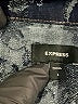 Express Paisley Blue Denim Jacket Size L - photo 6