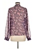 Fate Paisley Purple Long Sleeve Blouse Size M - photo 2