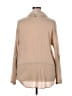 Spiegel 100% Cotton Tan Long Sleeve Blouse Size 18 - photo 2