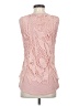 Le Chateau 100% Polyester Pink Sleeveless Blouse Size S - photo 2
