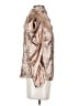 Future Collective 100% Polyester Metallic Silver Sleeveless Blouse Size XXS - photo 4
