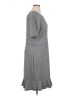 Leota Houndstooth Gray Casual Dress Size 1X - photo 4