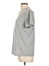 Unbranded Solid Gray Short Sleeve T-Shirt Size L - photo 5