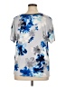 Layla Silver Short Sleeve Blouse Size XL - photo 2
