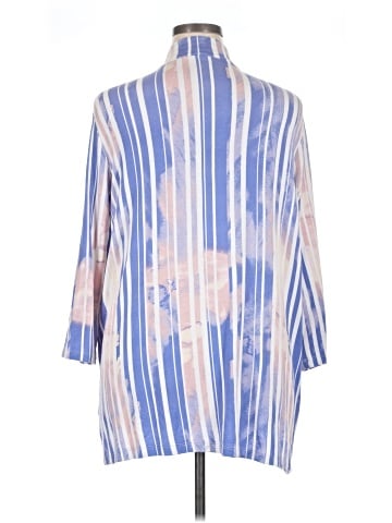 Onque Casuals 3/4 Sleeve Button-Down Shirt (view 2)