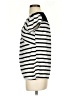 Maurices Stripes Silver White Short Sleeve Blouse Size S - photo 5