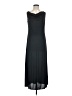 Natori Solid Black Casual Dress Size S - photo 1