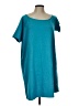 Torrid Color Block Teal Casual Dress Size Lg Plus (0) - photo 1