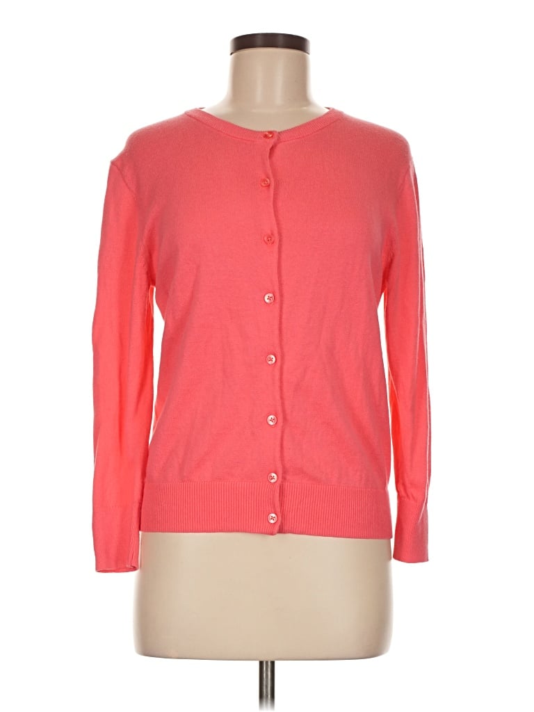 Pre-owned Gap Outlet Long Sleeve Top Pink Sweetheart Neckline Tops