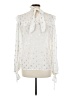 Shein 100% Polyester Ivory Long Sleeve Blouse Size M - photo 2