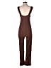 MNG Solid Brown Jumpsuit Size XS - photo 2