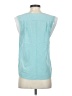 Trouve 100% Silk Teal Sleeveless Silk Top Size XS - photo 2