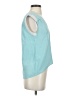 Trouve 100% Silk Teal Sleeveless Silk Top Size XS - photo 4