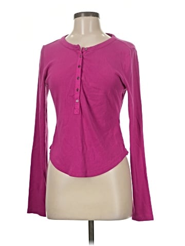 Pilcro Long Sleeve Henley (view 1)