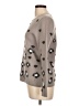 Basler Animal Print Gray Pullover Sweater Size 12 - photo 5