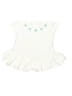 First Impressions 100% Cotton Ivory Short Sleeve Blouse 9-12 MO / 12 MO - photo 1