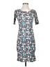 Lularoe Graphic Teal Casual Dress Size XS - photo 1