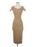Line & Dot Tan Casual Dress Size XS - photo 1