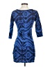 Express Graphic Blue Cocktail Dress Size XS - photo 2