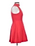 Express Solid Red Cocktail Dress Size XS - photo 4