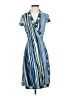 BCBGMAXAZRIA Stripes Blue Casual Dress Size S - photo 1