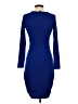 Express Solid Blue Casual Dress Size XS - photo 2