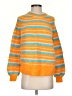 Everlane Stripes Orange Wool Pullover Sweater Size XXS - photo 1