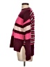 In Cashmere Stripes Burgundy Pullover Sweater Size L - photo 5