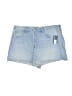 Universal Thread 100% Cotton Blue Denim Shorts Size 17 - photo 1