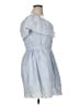 CeCe 100% Cotton Blue Casual Dress Size 14 - photo 4