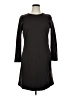Talbots Solid Black Casual Dress Size 14 - photo 1