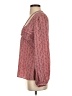 Equipment Red Long Sleeve Blouse Size 4 - photo 5