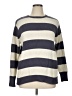 Brandy Melville 100% Cotton Stripes Gray Pullover Sweater Size XL (estimated) - photo 1