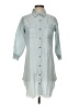 NINEXIS 100% Cotton Teal 3/4 Sleeve Button-Down Shirt Size S - photo 1