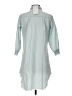 NINEXIS 100% Cotton Teal 3/4 Sleeve Button-Down Shirt Size S - photo 2