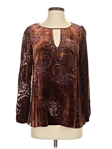 Love Johnny Was Long Sleeve Blouse (view 1)