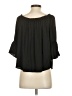 Catherine Malandrino 100% Polyester Black 3/4 Sleeve Blouse Size S - photo 2
