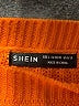 Shein 100% Acrylic Solid Orange Pullover Sweater Size L - photo 7