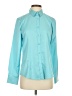 Siliteelon Teal Blue Long Sleeve Blouse Size S - photo 1