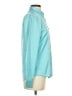 Siliteelon Teal Blue Long Sleeve Blouse Size S - photo 4