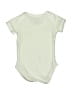 Assorted Brands 100% Cotton Solid Ivory Short Sleeve Onesie Size 3-6 mo - photo 2