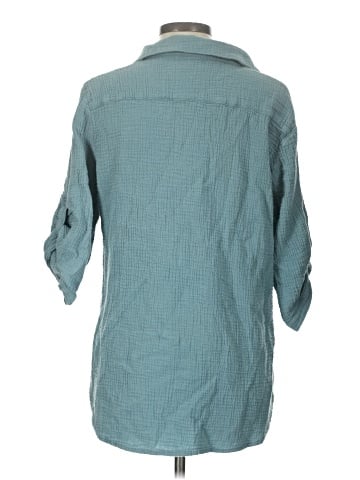 Hayden 3/4 Sleeve Button-Down Shirt (view 2)